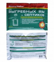 Доктор Робик А 109. Профилактическое средство для септиков и ям Доктор Робик А 109. Профилактическое средство для септиков и ям