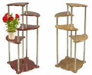 Подставка под цветы Ступенька на 4 горшка (комбинированная)