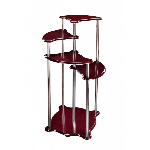 Подставка под цветы Ступенька на 4 горшка (комбинированная)