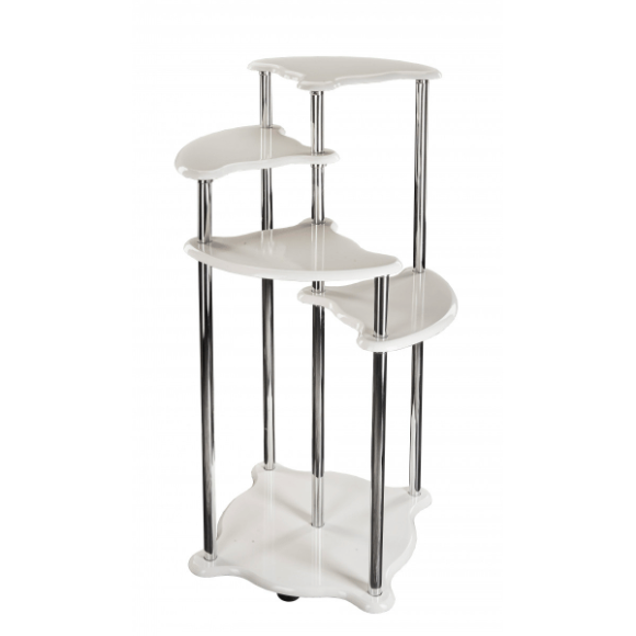 Подставка под цветы Ступенька на 4 горшка (комбинированная)