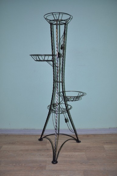 Стойка под цветы Классика Квадрат на 4 горшка