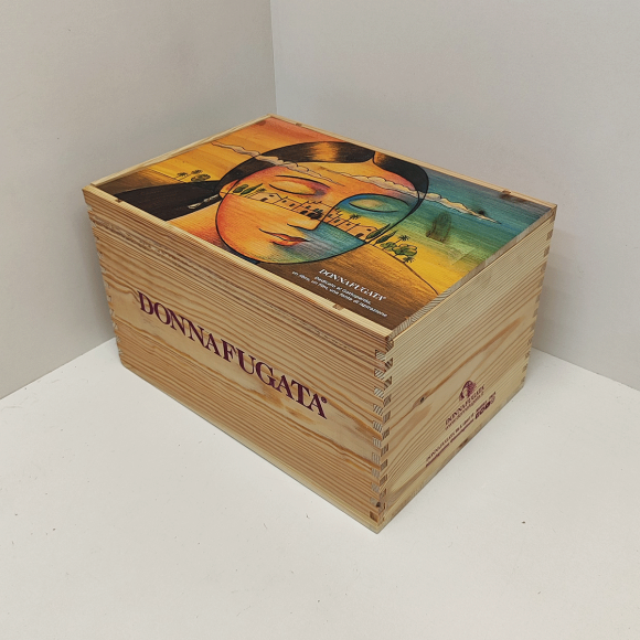 Ящик винный деревянный Donna Fugata 23.5х19.5х32.5 см