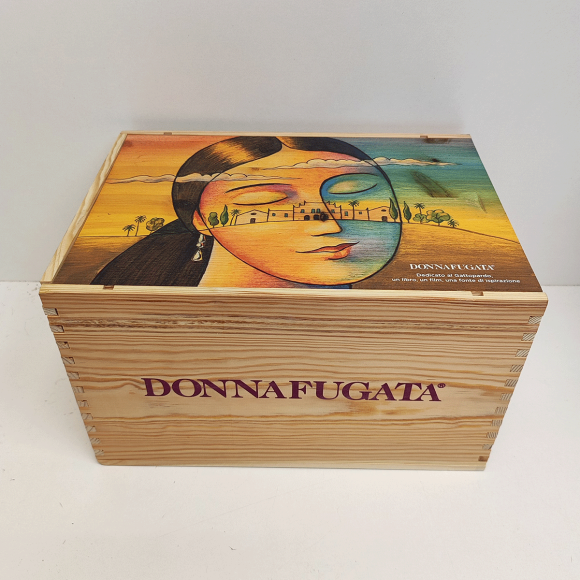 Ящик винный деревянный Donna Fugata 23.5х19.5х32.5 см