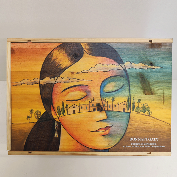 Ящик винный деревянный Donna Fugata 23.5х19.5х32.5 см