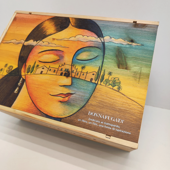 Ящик винный деревянный Donna Fugata 23.5х19.5х32.5 см