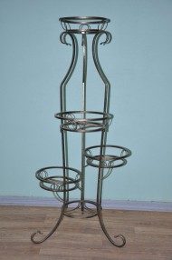 Подставка металлическая для цветов Ваза на 4 горшка