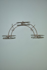 Настенная подставка для цветов Радуга на 3 горшка Настенная подставка для цветов Радуга на 3 горшка