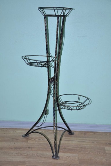 Стойка Классическая Квадрат на 3 горшка