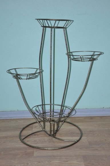 Подставка напольная Цветок на 4 горшка