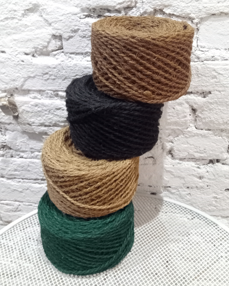 Веревка кокосовая 4-4,5 мм (100 м)