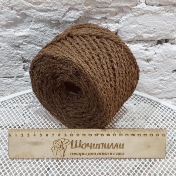 Веревка кокосовая 4-4,5 мм (100 м)