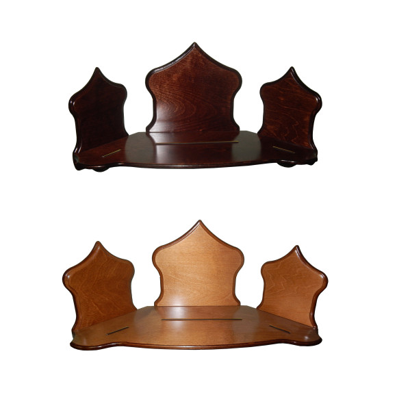 Полка под иконы Угловая одноярусная