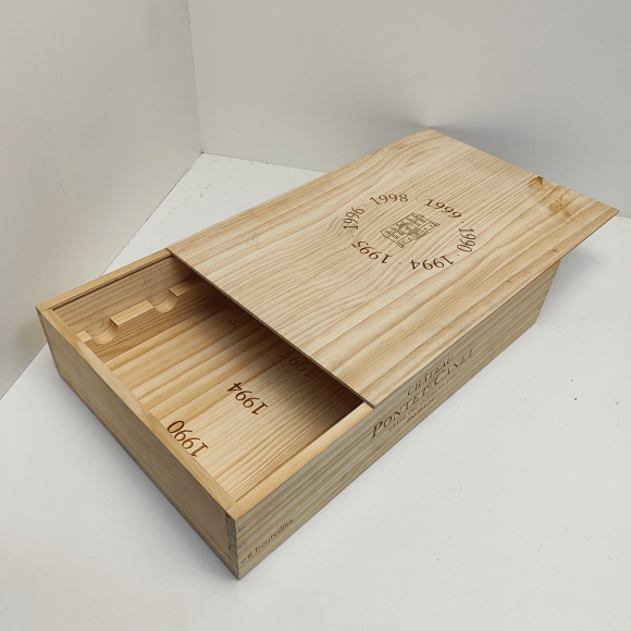 Ящик-пенал винный на 6 бутылок 34х52х11 см