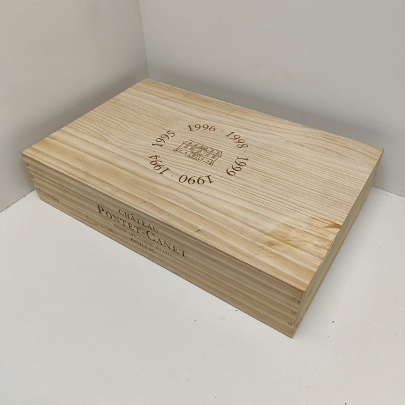 Ящик-пенал винный на 6 бутылок 34х52х11 см