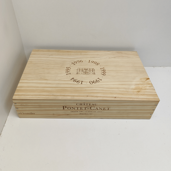 Ящик-пенал винный на 6 бутылок 34х52х11 см