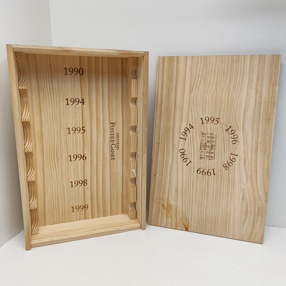 Ящик-пенал винный на 6 бутылок 34х52х11 см