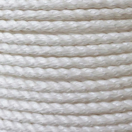 Канат полипропиленовый тросовой свивки 6 мм (белый)