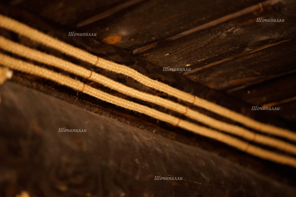 Прокладка оплетеного джутом провода в деревянном доме. г. Пушкино МО