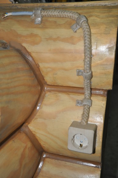 Кабель электрический в джутовой оплетке НА ОТРЕЗ сечение 3х2,5 мм