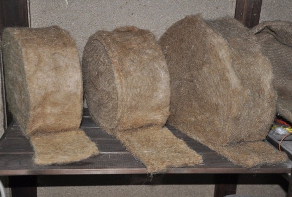 Межвенцовый утеплитель джутовый плотность "5" ширина 100 мм