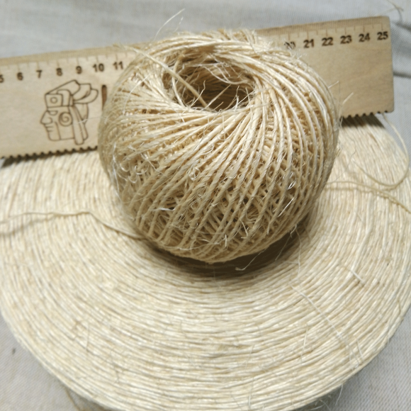 Шпагат сизалевый 1 мм (100 м)