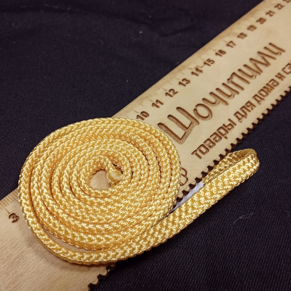 Плоский шнур отделочный 7 мм (полиамидный) Кусок 50 м