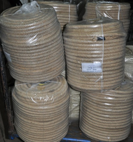 Электрокабель в джутовой оплетке 3х1,5 мм, диам. 13 мм. Бабина 50 м