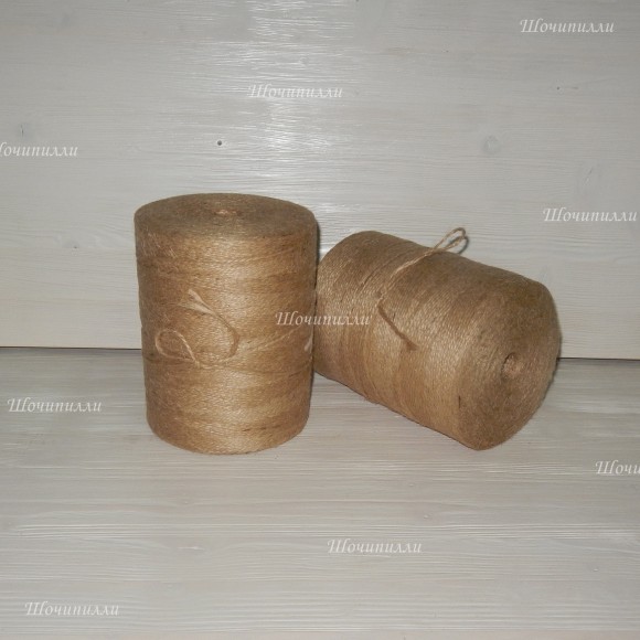 Шпагат джутовый 2х560 текс=1120 текс (1 кг)