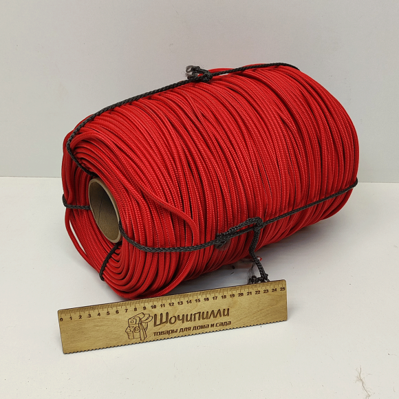 Шнур плетеный полиамидный (с сердечником) 6 мм