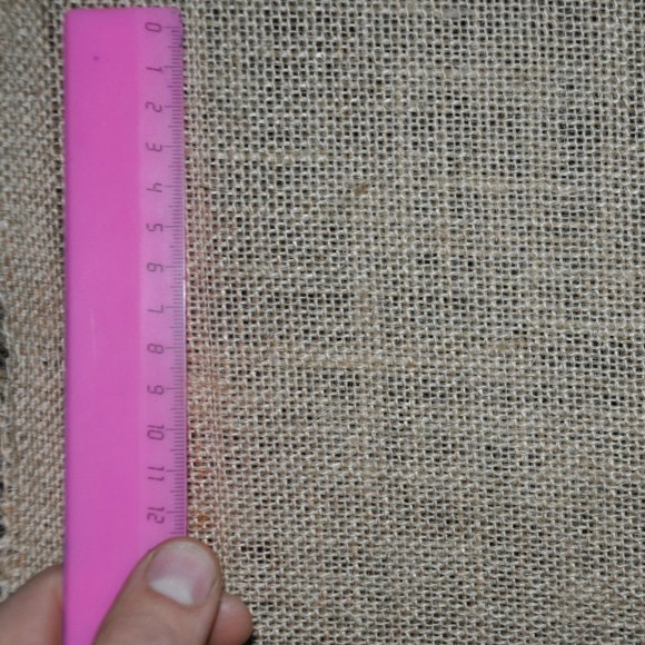 Мешковина джутовая 380 гр/м2 мешочная. Рулон 100 м