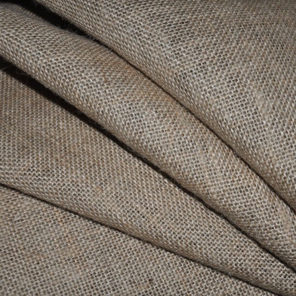 Мешковина джутовая 380 гр/м2 мешочная. Рулон 100 м