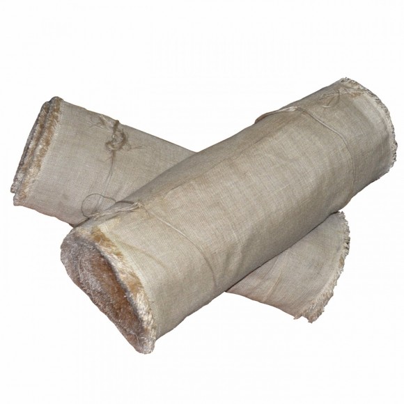 Мешковина джутовая 380 гр/м2 мешочная. Рулон 100 м