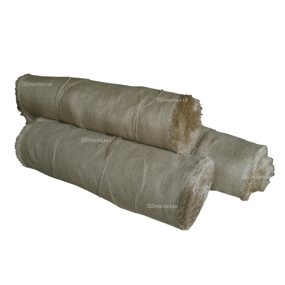 Мешковина джутовая 380 гр/м2 мешочная. Рулон 100 м