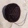Джутовая пряжа для ручного вязания 2х280 текс (темно-коричневый). Длина 180 м