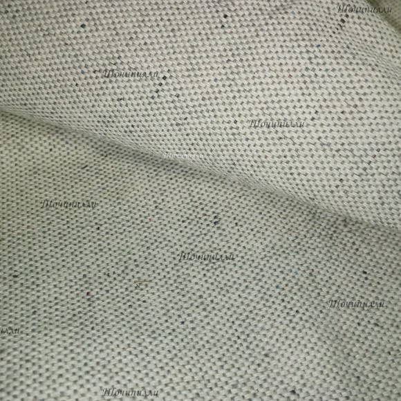 Парусина 100% хлопок (светло-серый). Плотность 400 гр/м2