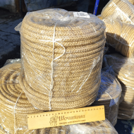 Электрокабель в джутовой оплетке 3х2,5 мм. Диаметр 14 мм. Бабина 100 м