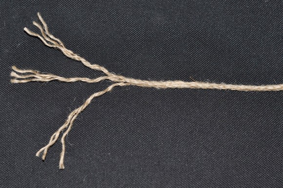 Шпагат джутовый 9-ти ниточный 3 мм (Клубок 100 м)