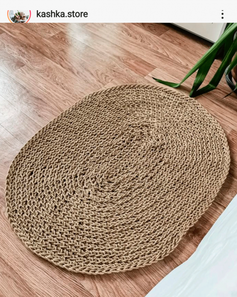 Шпагат джутовый 9-ти ниточный 3 мм (Клубок 100 м)