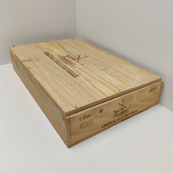 Ящик винный (на 6 бутылок) плоские с крышкой