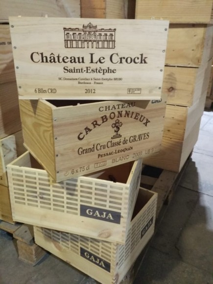 Ящик из под вина (на 6 бутылок)