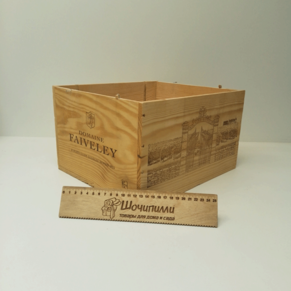 Ящик из под вина (на 6 бутылок)