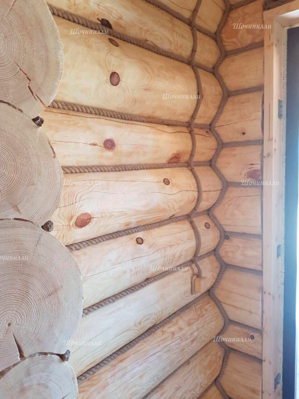 Крепеж для кабеля в оплетке из джута (медный)