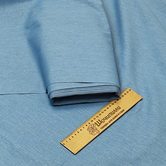 Бязь голубая, плотность 120 гр/м2 (кусок 2,2 х 5 м) Бязь голубая, плотность 120 гр/м2 (кусок 2,2 х 5 м)