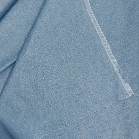 Бязь голубая, плотность 120 гр/м2 (кусок 2,2 х 5 м) Бязь голубая, плотность 120 гр/м2 (кусок 2,2 х 5 м)