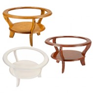 Подставка для цветов из дерева Чаша на 1 горшок