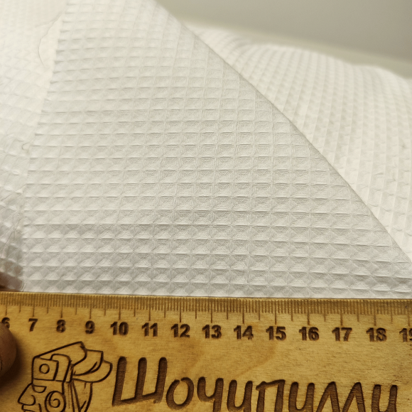 Вафельное полотно Ширина 158 см Плотность 180 гр/м2 Белое