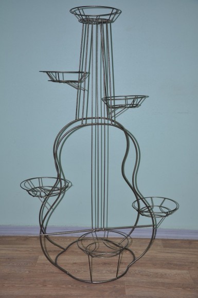 Подставка напольная Гитара на 6 горшков Подставка напольная Гитара на 6 горшков