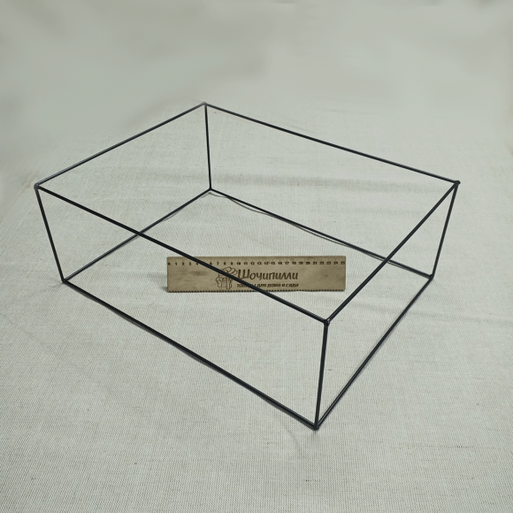 Каркас для корзины Прямоугольник 33х43х16 см