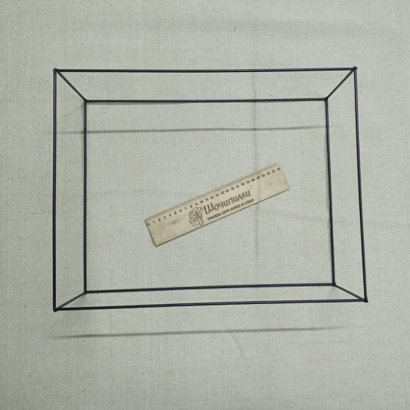 Каркас для корзины Прямоугольник 33х43х16 см