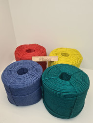 Канат джутовый цветной 6 мм